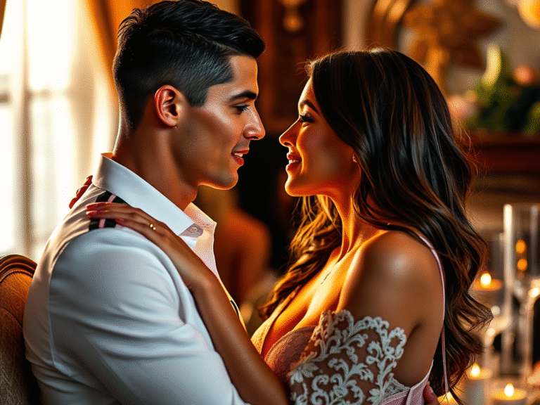 Cristiano Ronaldo and Georgina Rodríguez