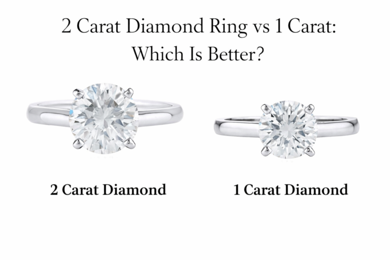 2 carat vs 1 carat