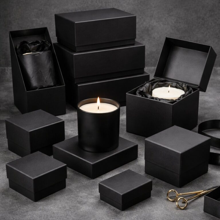 Black Candle Boxes