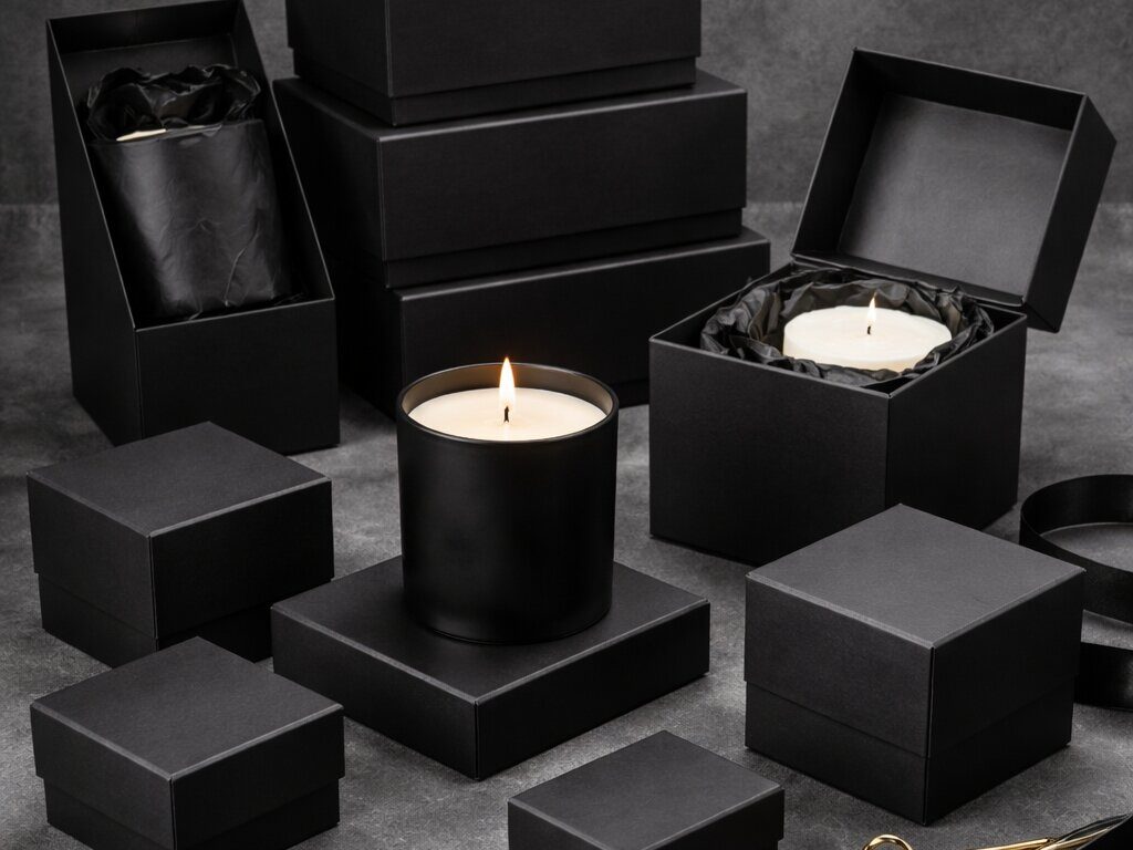Black Candle Boxes