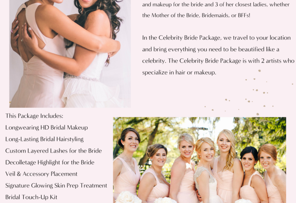 Bridal hair and makeup