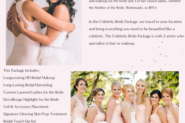 Bridal hair and makeup