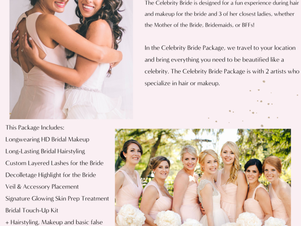 Bridal hair and makeup