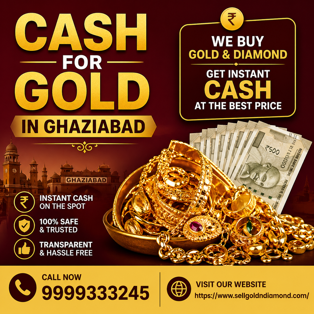 Cash for Gold in Ghaziabad