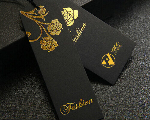 Custom foil tags