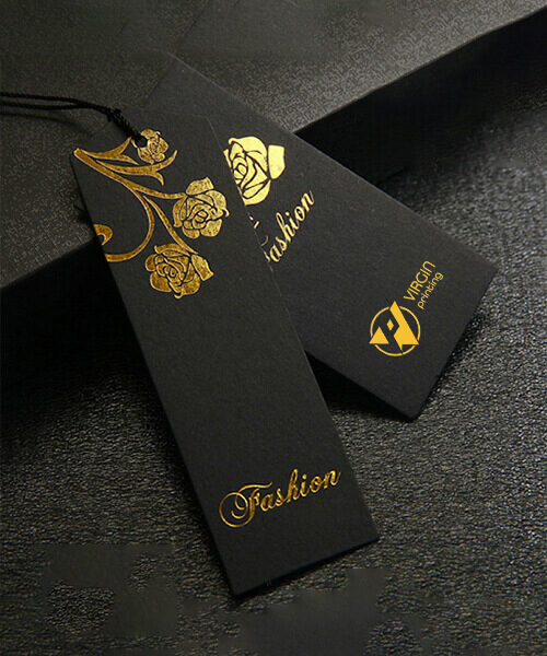 Custom foil tags