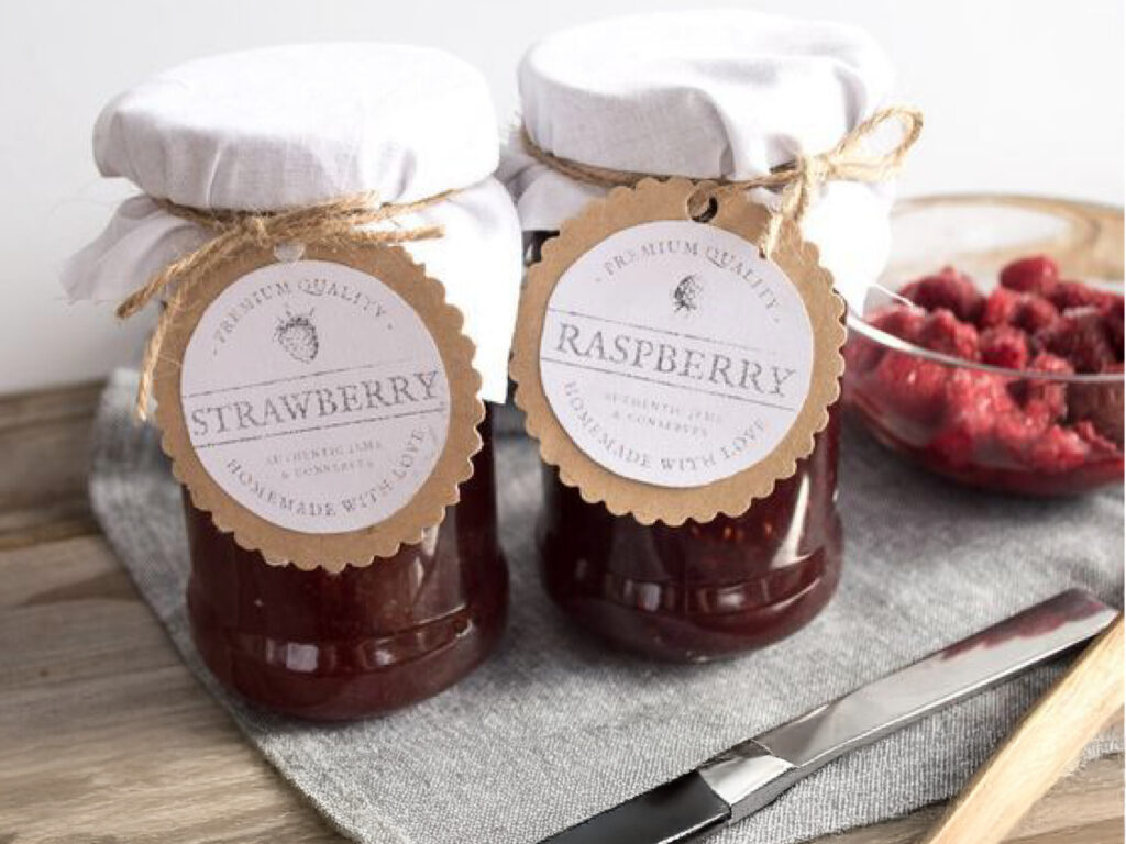 Custom kitchen supplies tags