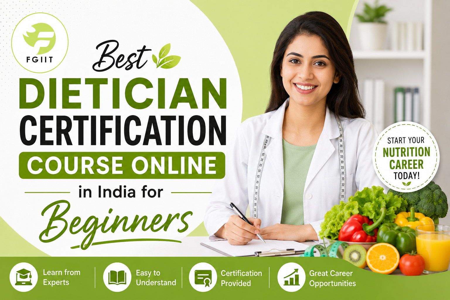 Best Dietician Certification Course Online in India for Beginners