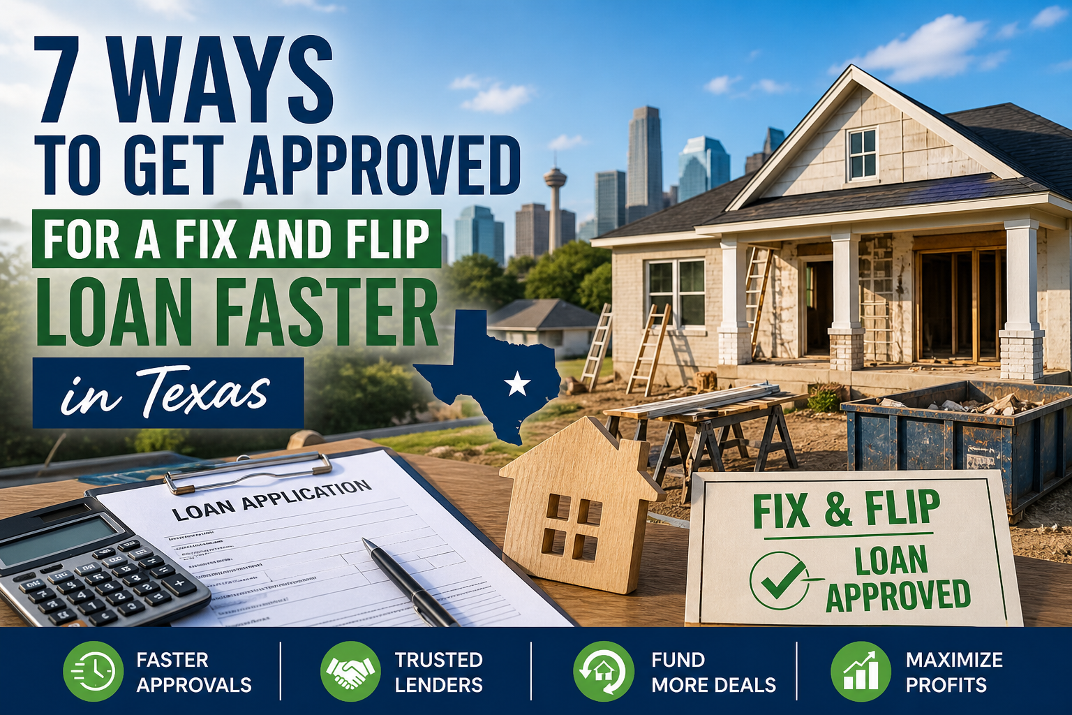 7 Ways to Get Approved for a Fix and Flip Loan Faster in Texas