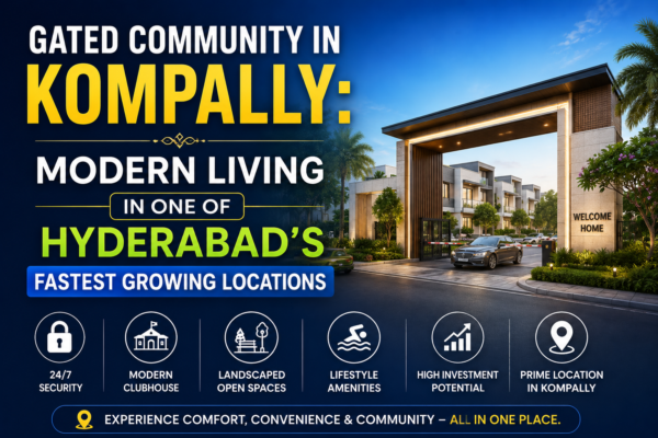 Gated Community in Kompally: Modern Living in One of Hyderabad’s Fastest Growing Locations