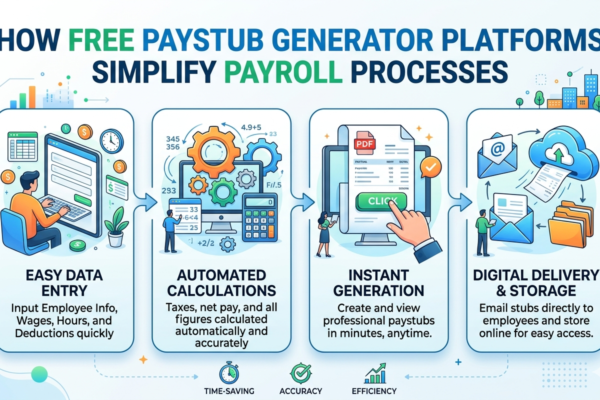 How Free Paystub Generator Platforms Simplify Payroll Processes
