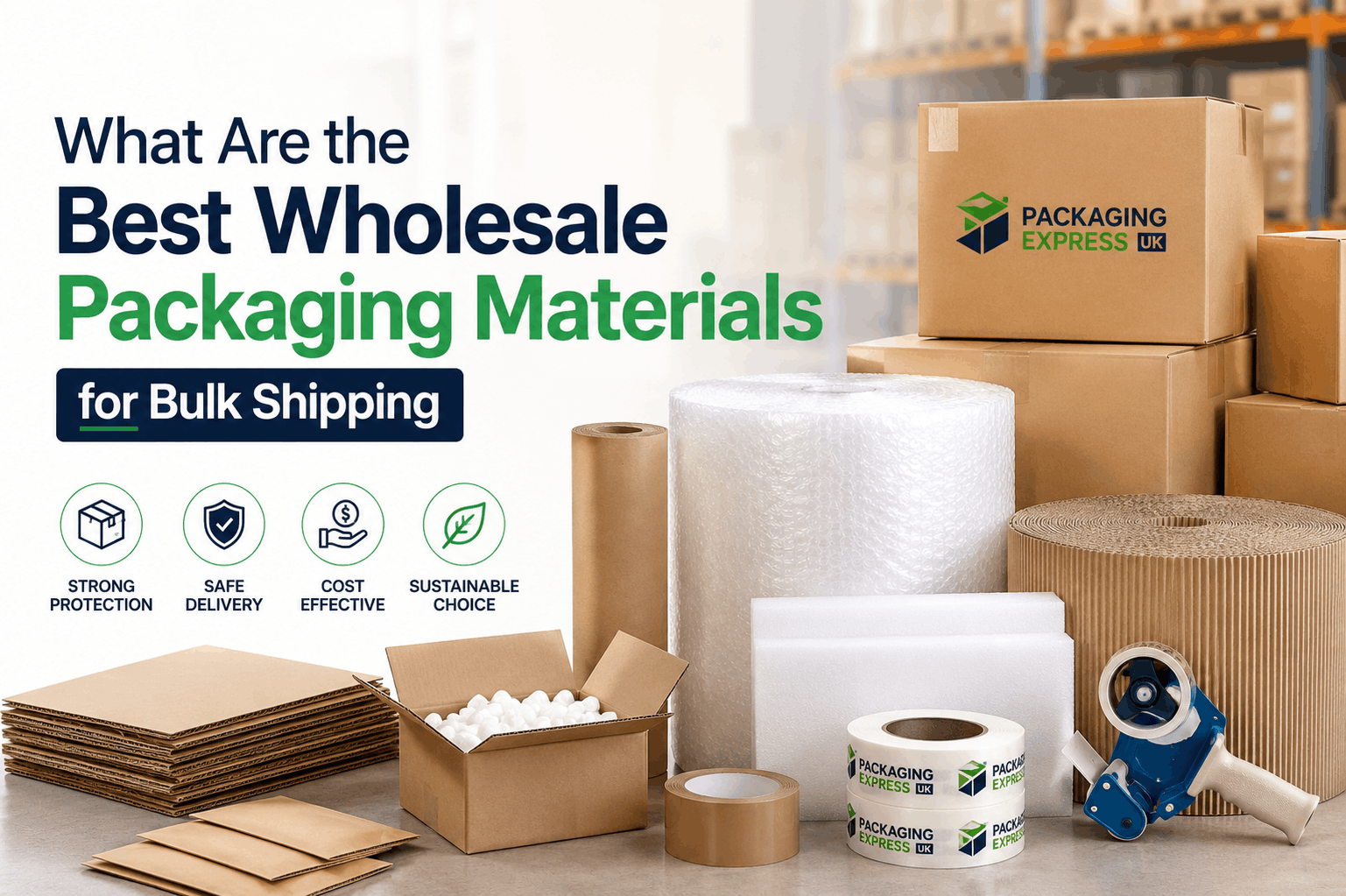 What Are the Best Wholesale Packaging Materials for Bulk Shipping
