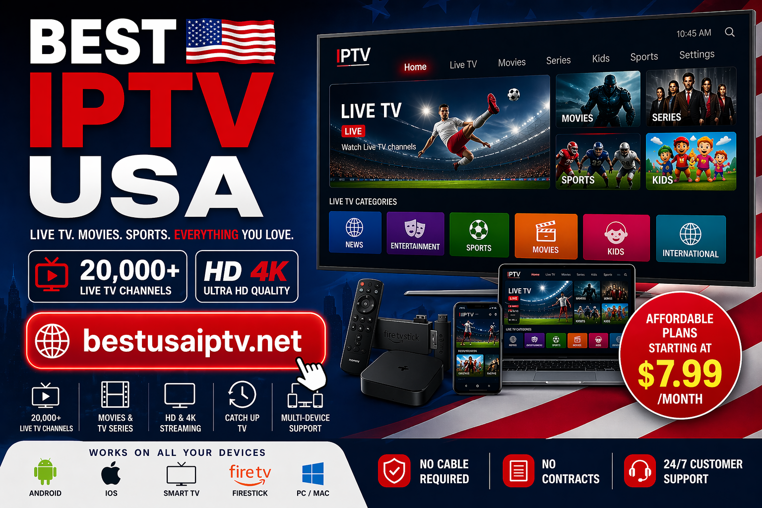 best iptv usa