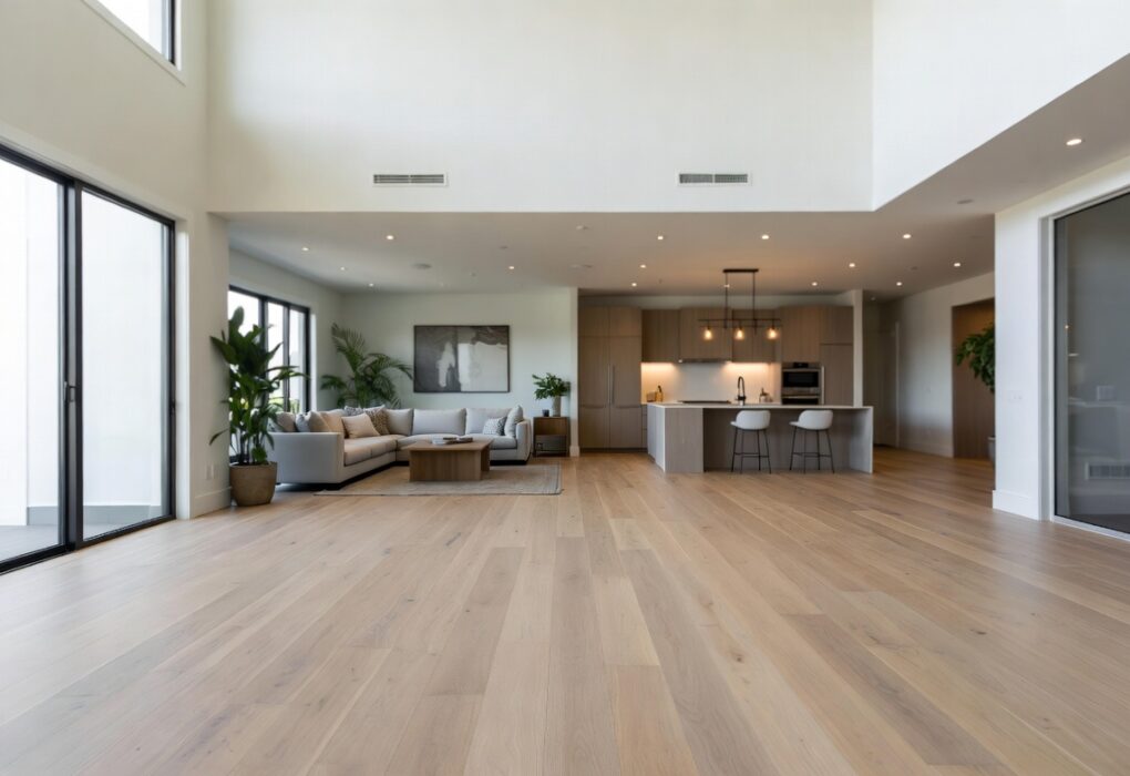 White Engineered Flooring