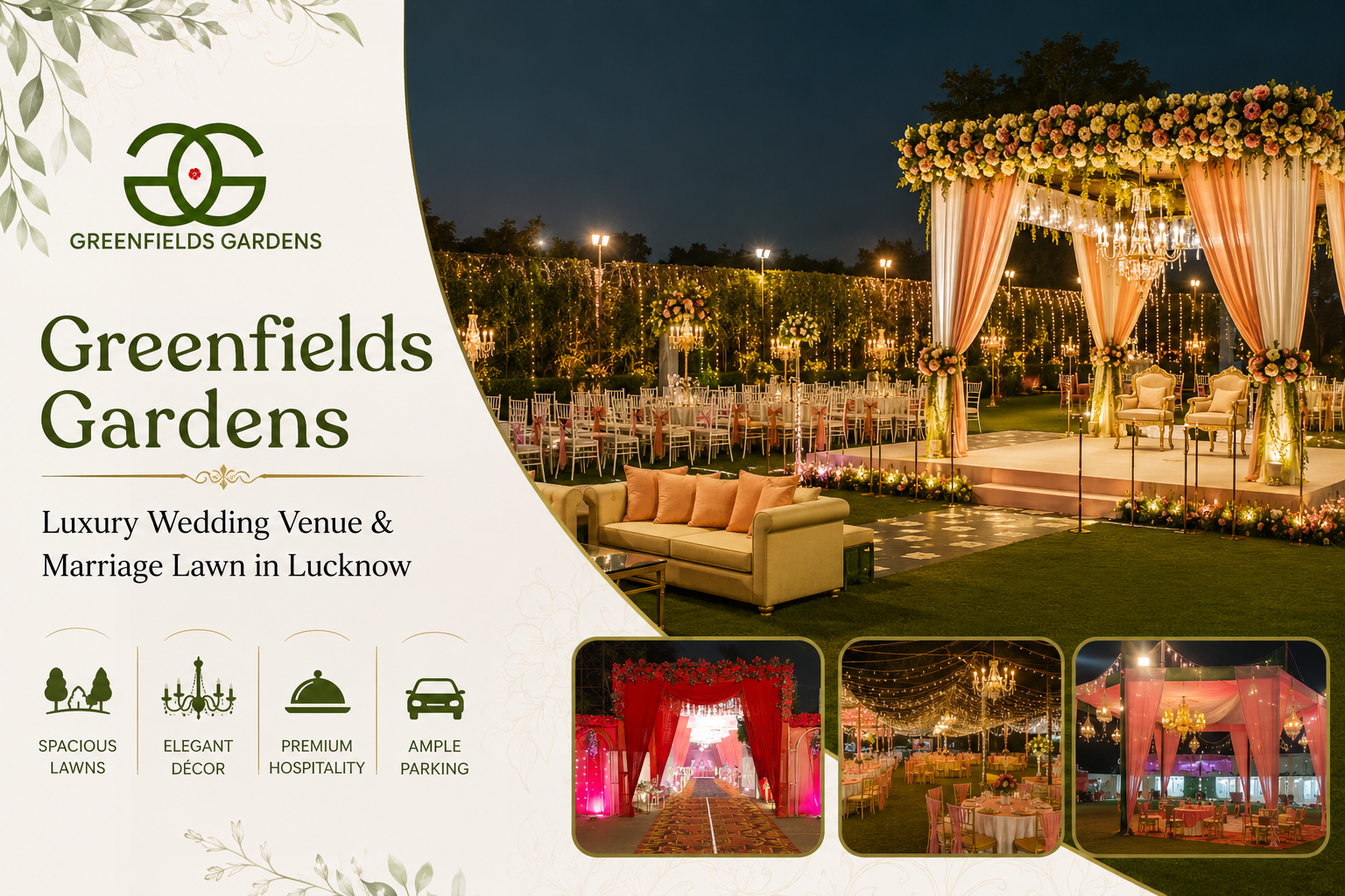 Luxury Wedding Venue & Marriage Lawn in Lucknow