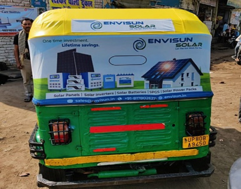 auto rickshaw advertising