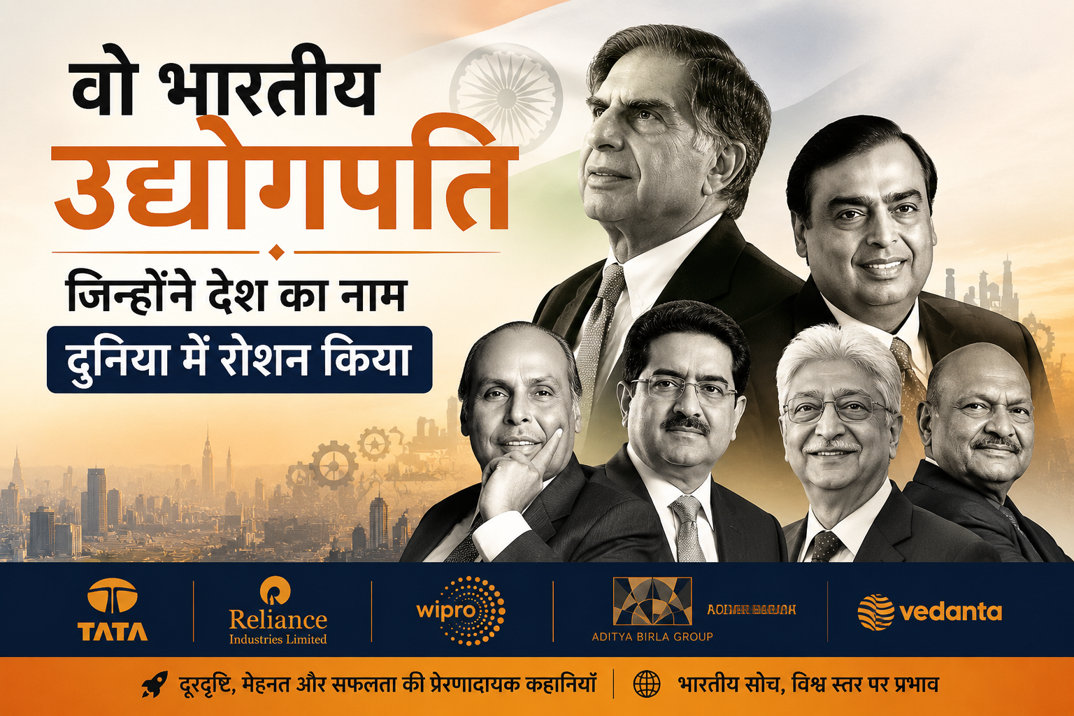 वो भारतीय उद्योगपति जिन्होंने देश का नाम दुनिया में रोशन किया