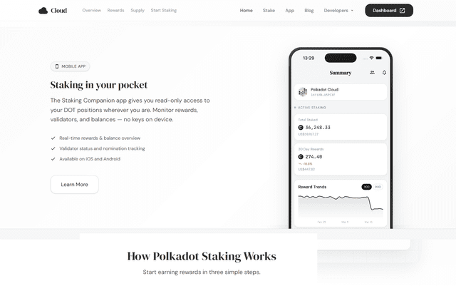 Polkadot staking